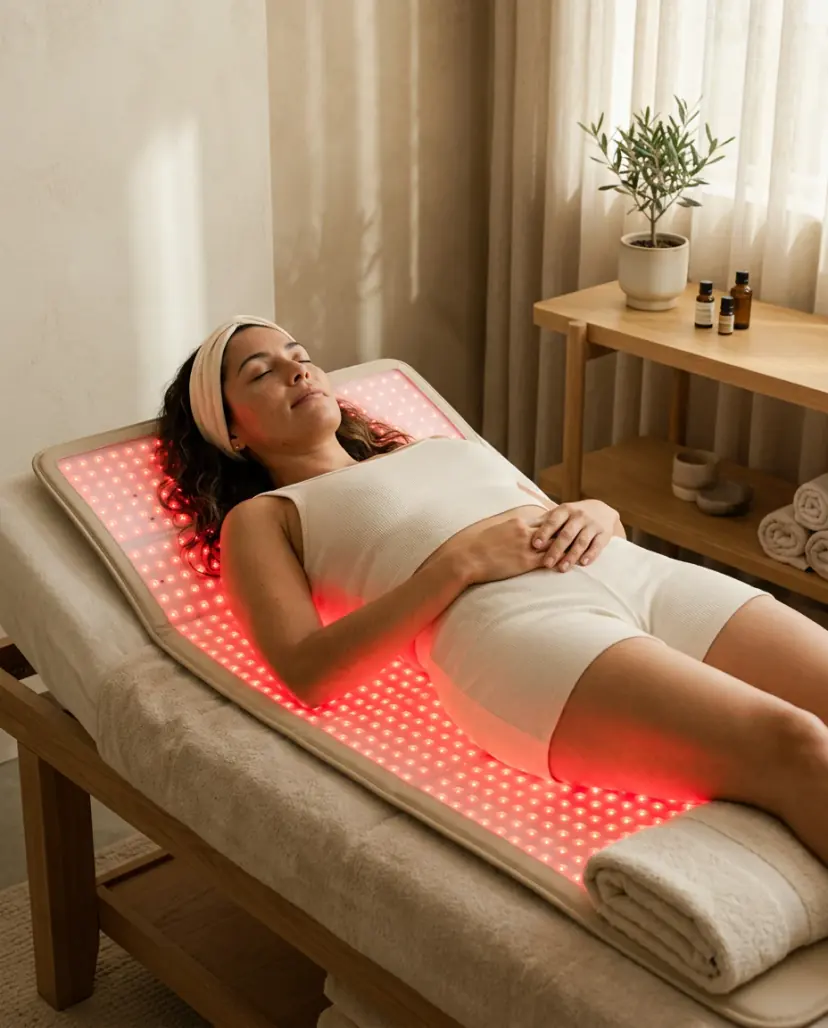 Tapete LED: imagen conceptual del cuidado, generada con IA